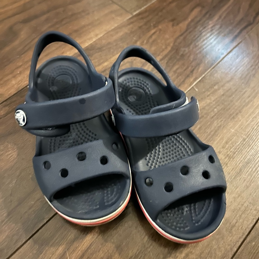 CROCS Navy Kids Sandals